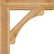 Ekena Millwork Legacy Block Rough Sawn Bracket w/ Offset Brace, Western Red Cedar, 8"W x 34"D x 34"H BKT0806X34X34LEC05RWR - alternate 2